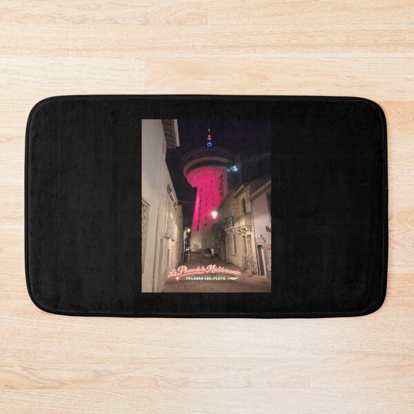 Item preview, The Lighthouse of the Mediterranean – Palavas-les-Flots Retro Night designed and sold by LuveraxArt.