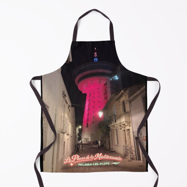 Item preview, The Lighthouse of the Mediterranean – Palavas-les-Flots Retro Night designed and sold by LuveraxArt.