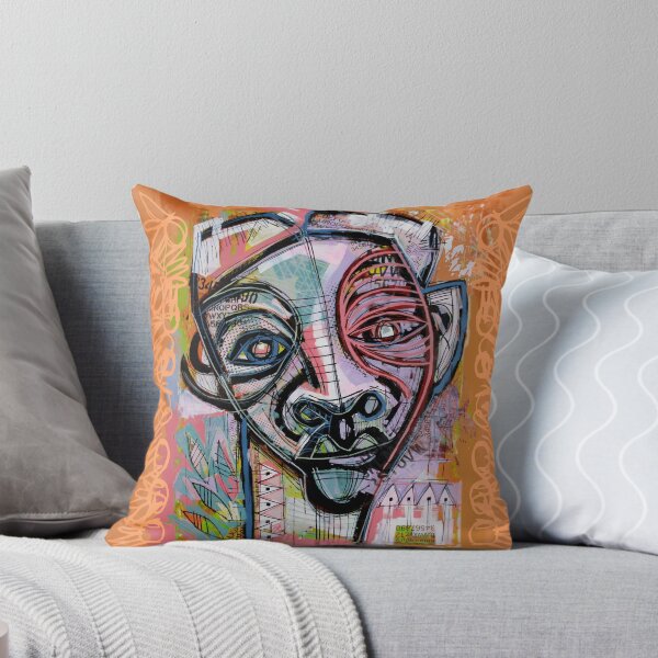 Item preview, Handmade Mixed Media Neo-Expressionist Portrait - Textures of the Mind designed and sold by supernikol.