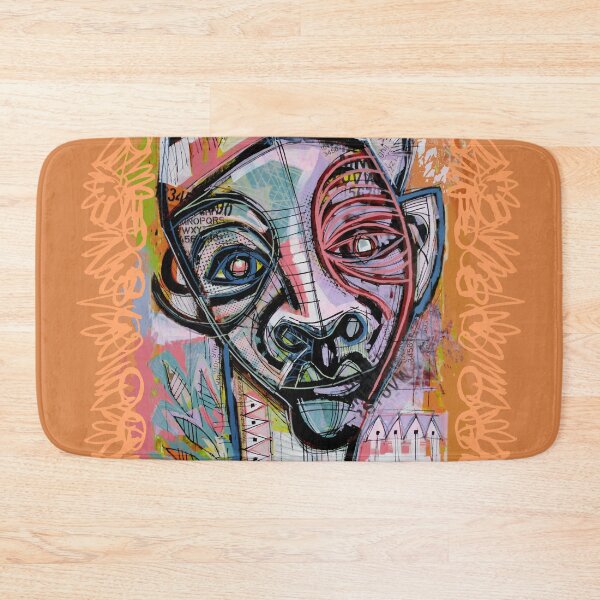 Item preview, Handmade Mixed Media Neo-Expressionist Portrait - Textures of the Mind designed and sold by supernikol.