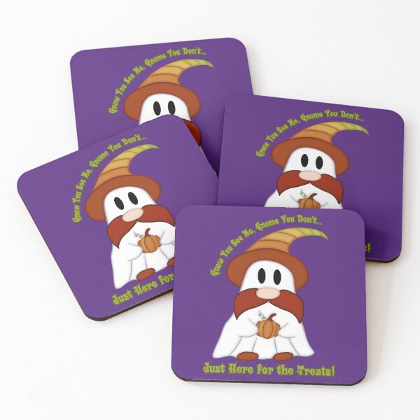 Item preview, Gnome-O-Ween Ghost Witch Pun designed and sold by odet amo.