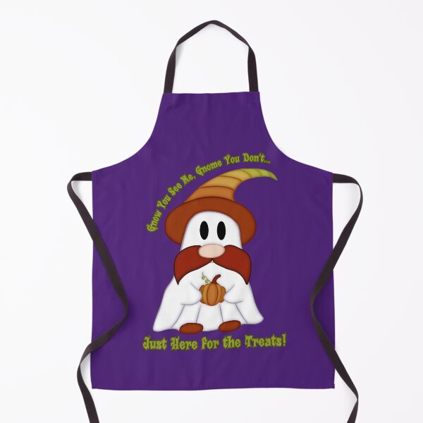 Item preview, Gnome-O-Ween Ghost Witch Pun designed and sold by odet amo.