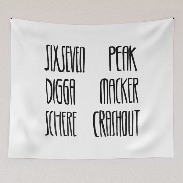 Item preview, Youth Word of the Year 2026 Candidates designed and sold by badlydrawnbabe.