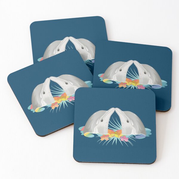 Item preview, Tropical Dolphins in Ocean Paradise designed and sold by Karin Taylor.