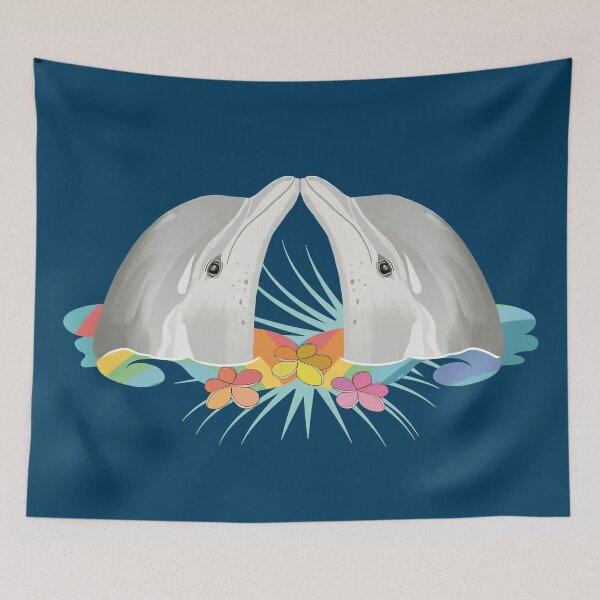 Item preview, Tropical Dolphins in Ocean Paradise designed and sold by Karin Taylor.