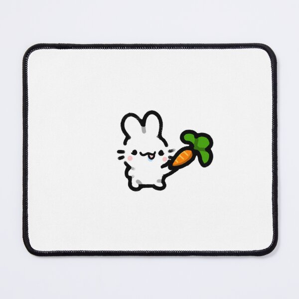 Item preview, Silly Bunny Drooling Over a Carrot Illustration designed and sold by veraphina.