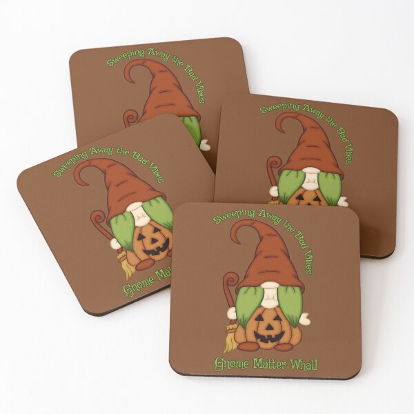 Item preview, Gnome-O-Ween Pumpkin Witch Pun designed and sold by odet amo.