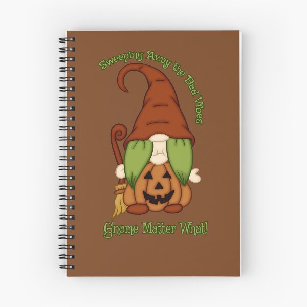 Item preview, Gnome-O-Ween Pumpkin Witch Pun designed and sold by odet amo.