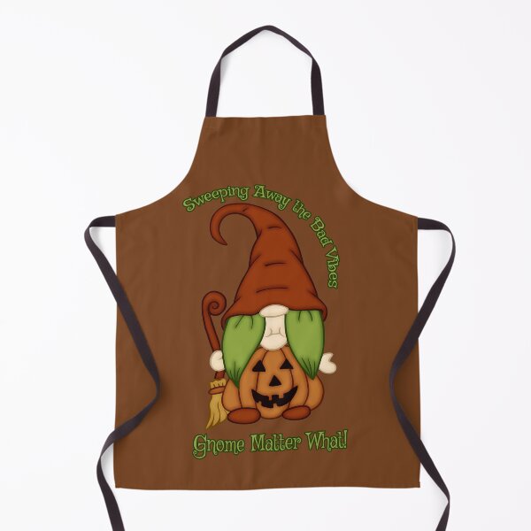 Item preview, Gnome-O-Ween Pumpkin Witch Pun designed and sold by odet amo.