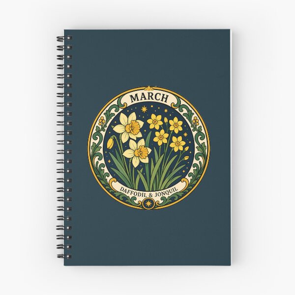 Item preview, March Birth Flowers - Daffodil & Jonquil designed and sold by FloreDreamStudio.