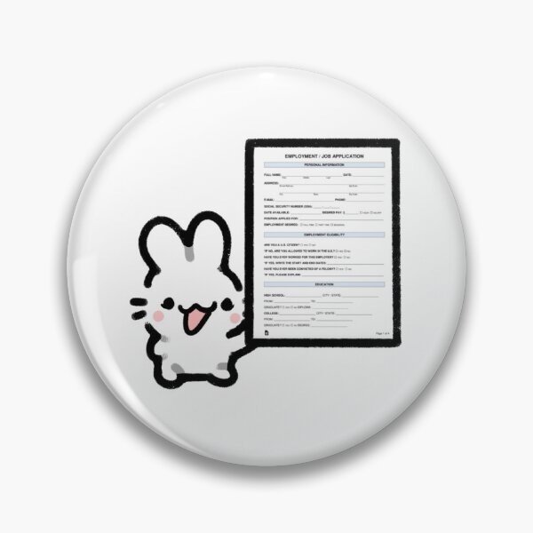 Item preview, Bunny Job Hunting Meme For The Unemployed designed and sold by veraphina.
