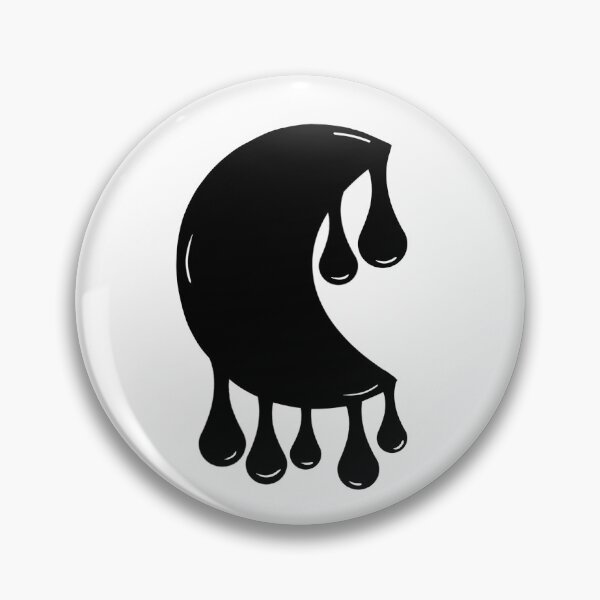 Item preview, Crescent Moon Slime Drip designed and sold by Shadow Sheep Designs .