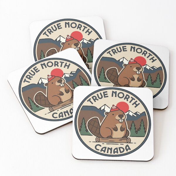 Item preview, True North Canada – Cute Canadian Beaver  designed and sold by LuloCreative.