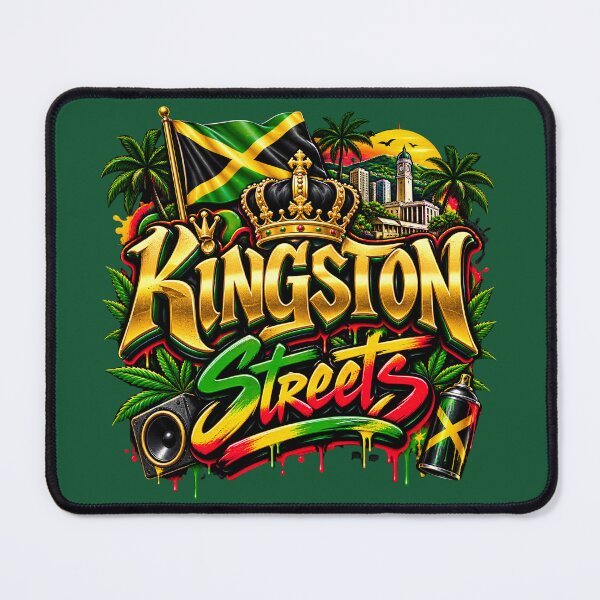 Item preview, Kingston Streets Jamaica Reggae Culture Streetwear designed and sold by digitalbob60.