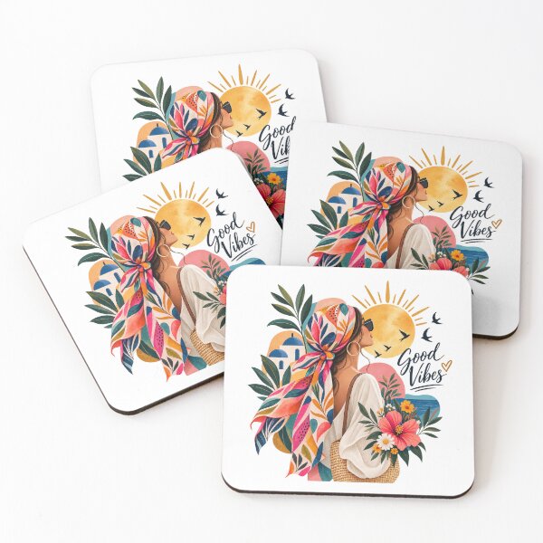 Item preview, Mediterranean Summer Girl  Colorful Good Vibes designed and sold by RetroPop23.