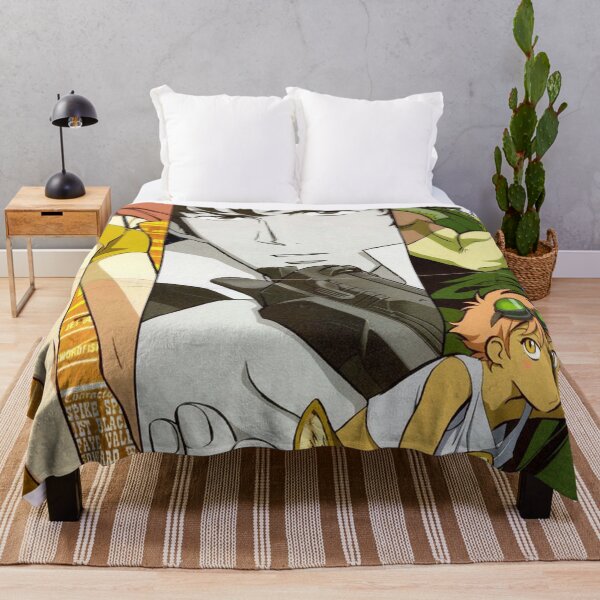 Aperçu de l'œuvre Cowboy Bebop Spike Faye Jet et son équipe créée et vendue par Doskes20333.