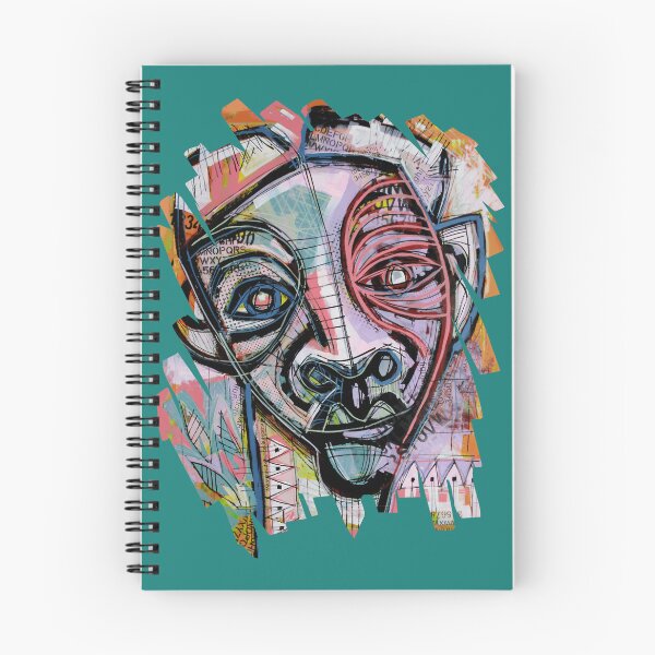 Item preview, Handmade Mixed Media Neo-Expressionist Portrait - Textures of the Mind designed and sold by supernikol.