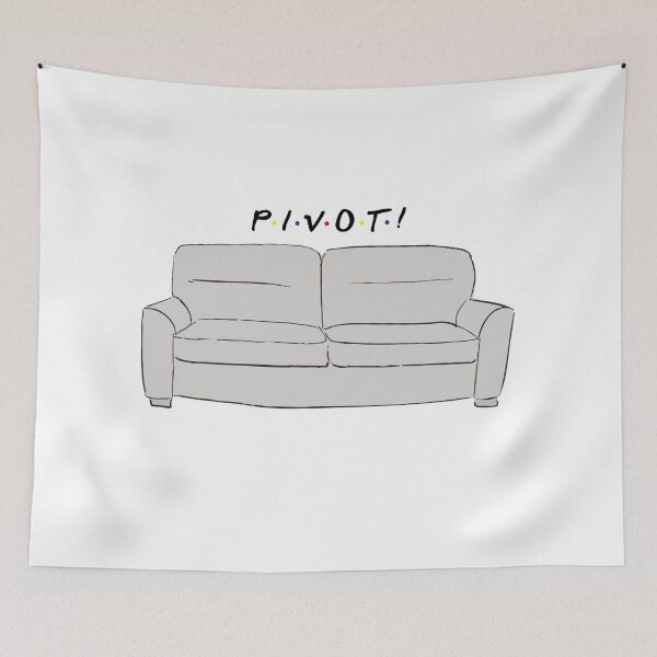 Artikelvorschau, Sitcom „Pivot Couch Friends“ entworfen und verkauft von retrocreations|.