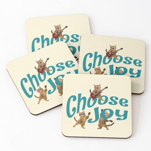 Item preview, Choose Joy Funny Cats Playing Guitar designed and sold by Sachie's Studio.