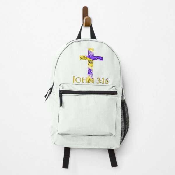 Item preview, Religious Christian Purple Gold Cross Bible Passage designed and sold by TimeLierG Games.