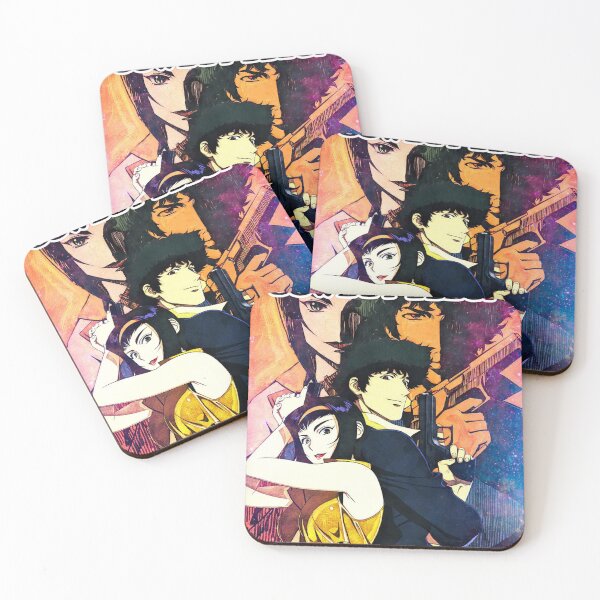 Item preview, Cowboy Bebop Spike Spiegel Faye Valentine Poster designed and sold by Doskes20333.