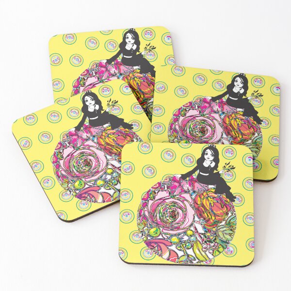 Item preview, Pop Art Doll and Rose in Electric Colors designed and sold by cremedecolor.