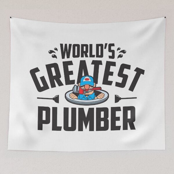 Item preview, World's Greatest Plumber - Funny Gift  designed and sold by Vector-Artist.