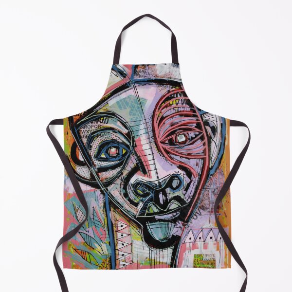 Item preview, Handmade Mixed Media Neo-Expressionist Portrait - Textures of the Mind designed and sold by supernikol.
