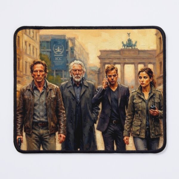 Item preview, Crossing Lines Crime Drama Fine Art Tribute designed and sold by Art's Diner.