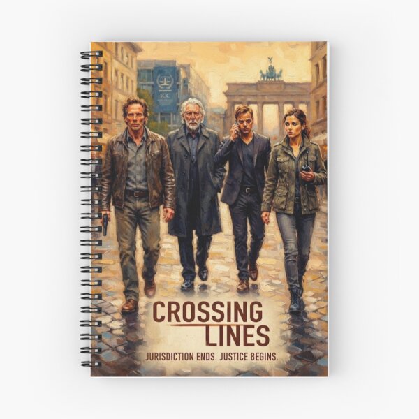 Item preview, Crossing Lines Crime Drama Fine Art Tribute designed and sold by Art's Diner.