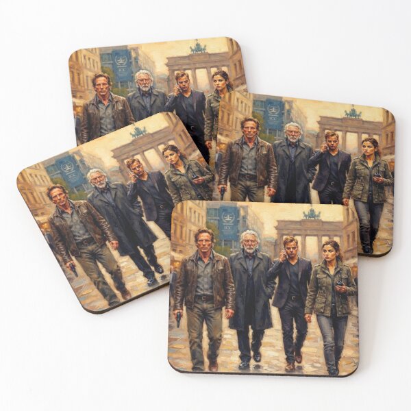 Item preview, Crossing Lines Crime Drama Fine Art Tribute designed and sold by Art's Diner.