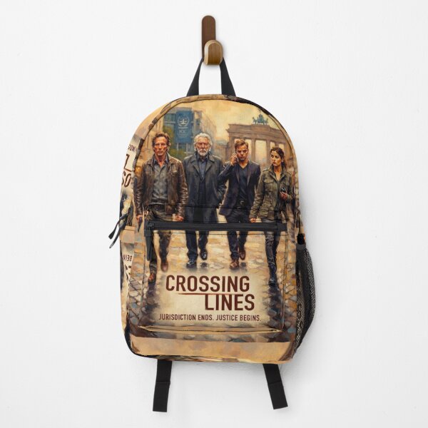 Item preview, Crossing Lines Crime Drama Fine Art Tribute designed and sold by Art's Diner.