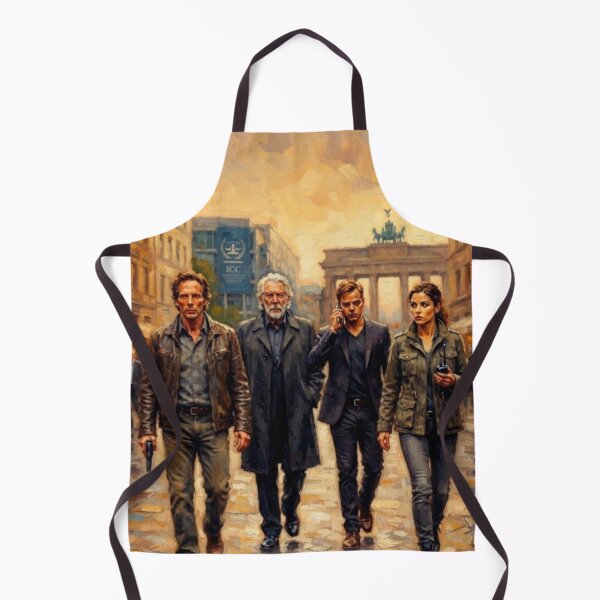 Item preview, Crossing Lines Crime Drama Fine Art Tribute designed and sold by Art's Diner.