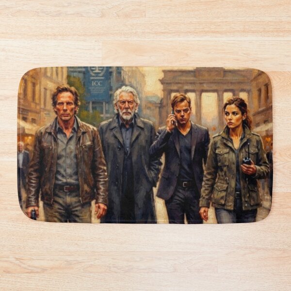 Item preview, Crossing Lines Crime Drama Fine Art Tribute designed and sold by Art's Diner.