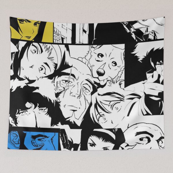 Item preview, Cowboy Bebop Manga Style Character Collage designed and sold by Doskes20333.