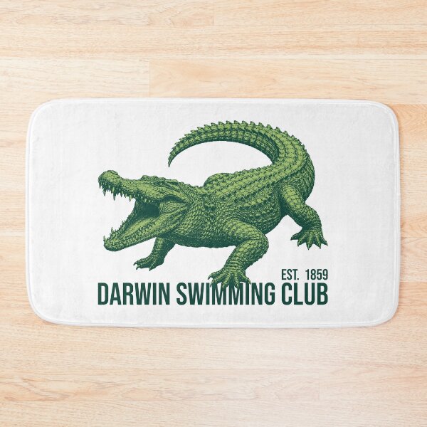 Item preview, Darwin Swimming Club Crocodile Vintage Evolution Design designed and sold by xndrlab.