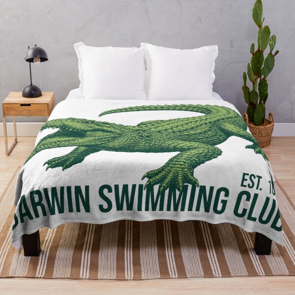 Item preview, Darwin Swimming Club Crocodile Vintage Evolution Design designed and sold by xndrlab.