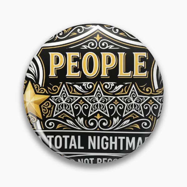 Item preview, Service Rating People A Total Nightmare - Funny Introvert 1 Star Review designed and sold by Pixele.