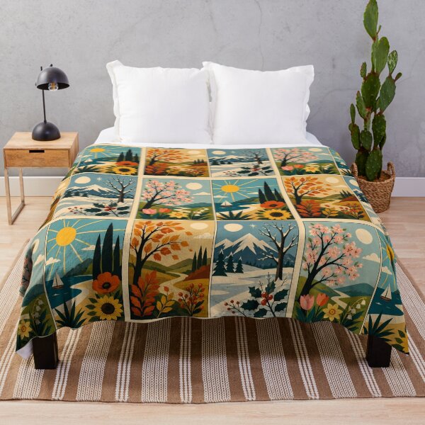 Item preview, Four Seasons - Retro designed and sold by FloreDreamStudio.