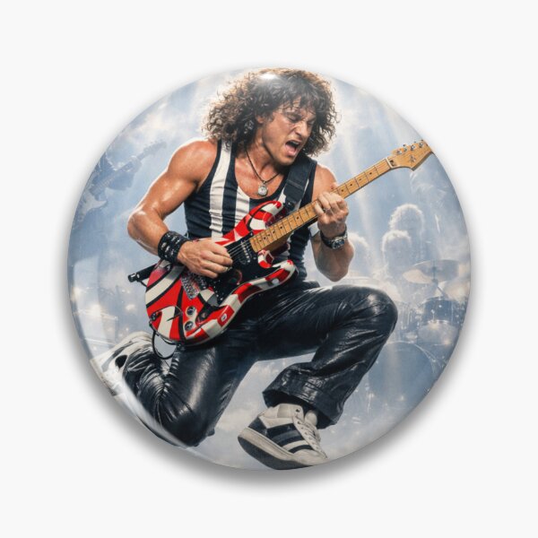 Item preview, Eddie Van Halen Memorial Poster designed and sold by Halifaxartguy.