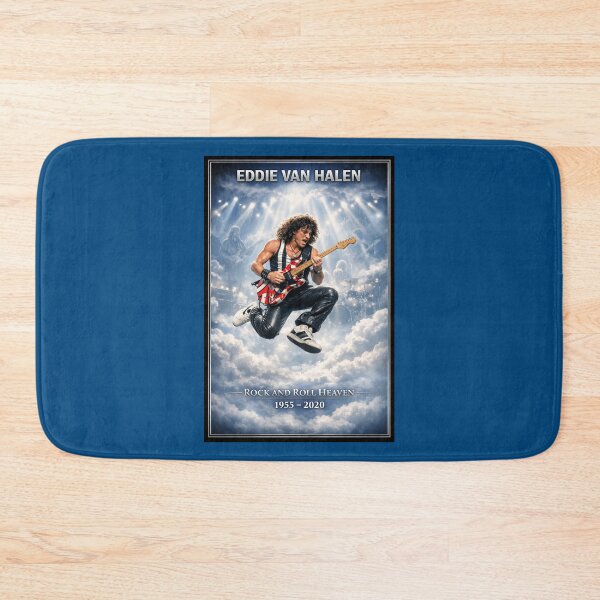 Item preview, Eddie Van Halen Memorial Poster designed and sold by Halifaxartguy.