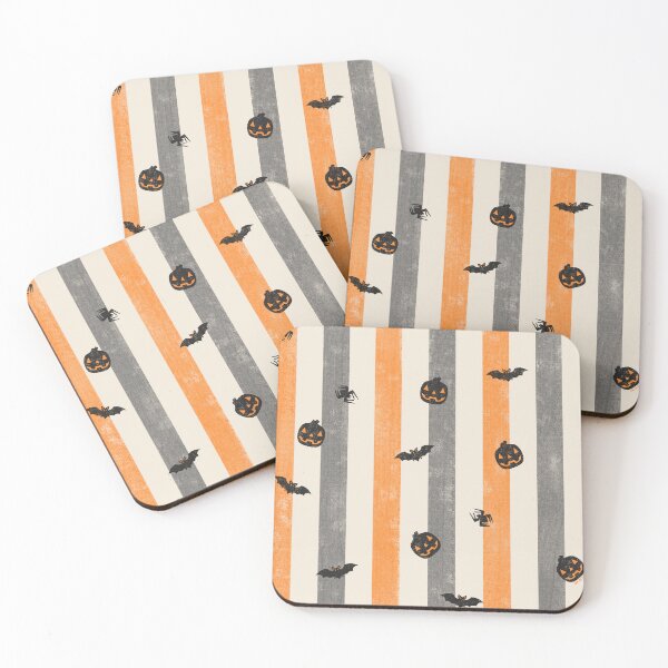 Item preview, Homey Halloween Stripes designed and sold by JanGrackle.