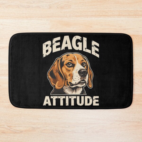 Item preview, Beagle Attitude Retro Halftone Dog Face Graphic T-Shirt v1 designed and sold by DBWStudios.
