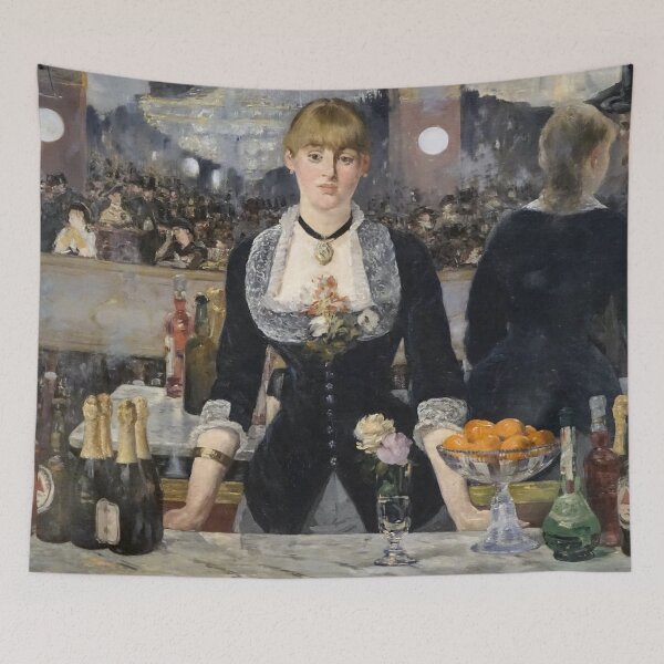 Aperçu de l'œuvre "Un bar aux Folies-Bergère" de Manet créée et vendue par laurens-doodles.