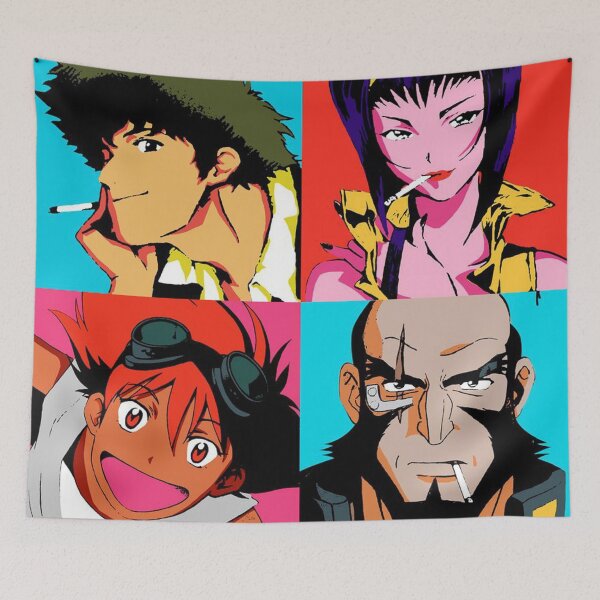 Item preview, Cowboy Bebop Anime Character Collage designed and sold by Doskes20333.