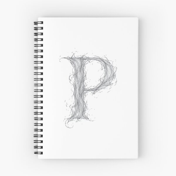 Item preview, Pearl Smoke Victory: The Ethereal Vapor Letter P designed and sold by BlissBlvdShop.
