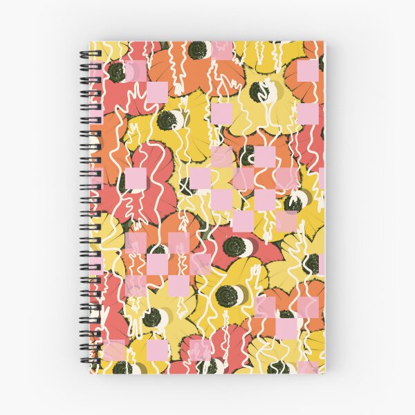Item preview, Contemporary Citrus Blooms in Orange and Pink designed and sold by Deutschic.