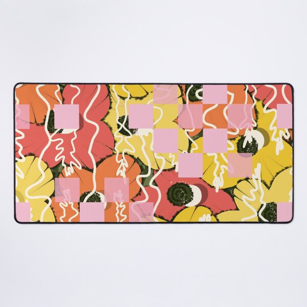 Item preview, Contemporary Citrus Blooms in Orange and Pink designed and sold by Deutschic.