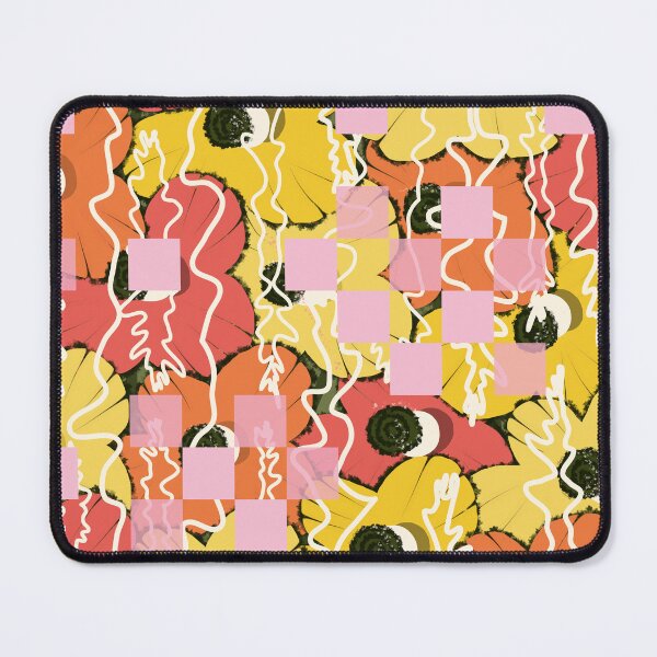 Item preview, Contemporary Citrus Blooms in Orange and Pink designed and sold by Deutschic.