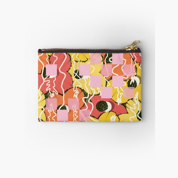 Item preview, Contemporary Citrus Blooms in Orange and Pink designed and sold by Deutschic.